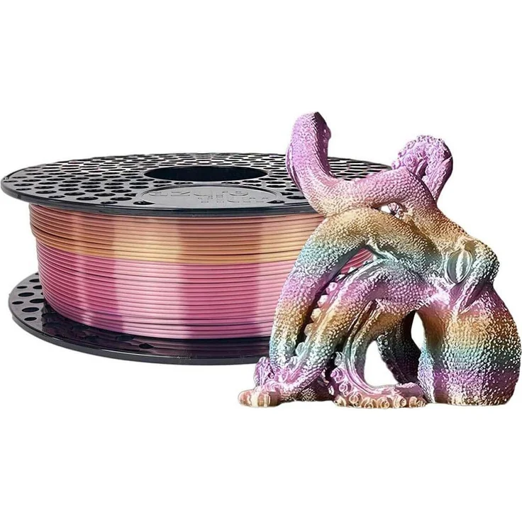 AzureFilm SILK TROPICANA 1,75mm 1kg 3D Filament, PLA mit glänzender Oberfläche, biologisch abbaubar