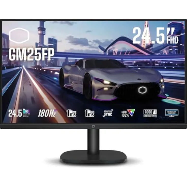 Cooler Master GM25FP LED-Monitor 24,5'' IPS Full HD 180 Hz 1 ms Schwarz