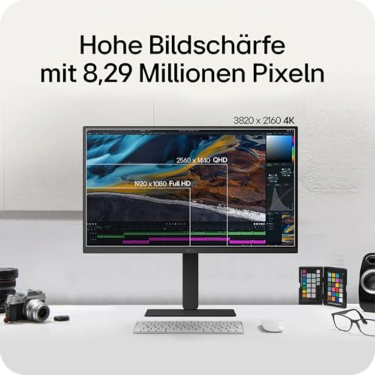 LG Smart Monitor 27U730A-B.AEU, 27" 4K UHD Monitor mit HDR10, IPS, USB-C (90W), Bluetooth, Schwarz – Bild 3