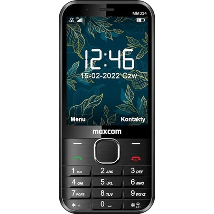 Maxcom MM 334 VoLTE 4G Block-Handy Schwarz – Bild 2