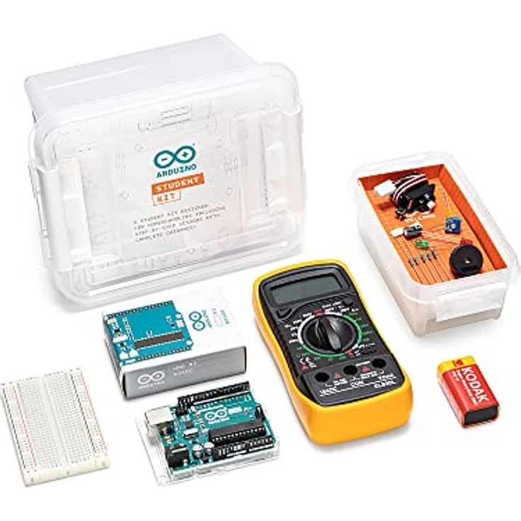 Arduino Education Set AKX00025, Student Kit mit Arduino Uno, Schritt-für-Schritt-Anleitungen für Programmierung und Elektronik  – Bild 1