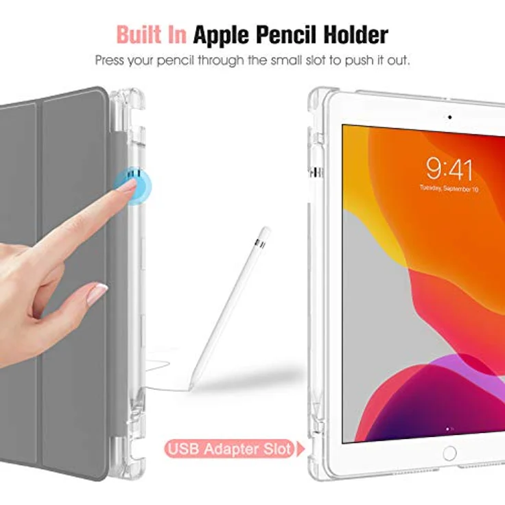 Fintie Hülle für iPad 8. Generation - 7. Gen 10.2 Zoll mit Pencil Halter – Bild 3