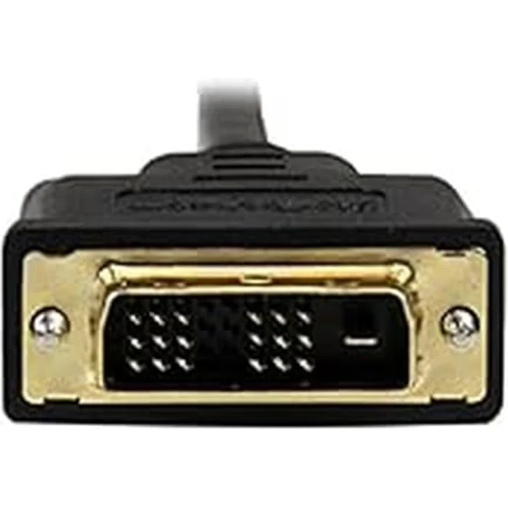 StarTech.com Mini HDMI auf DVI Kabel - St/St - Videokabel - HDMI / DVI - 30 AWG - Mini-HDMI, 19-polig (M) - DVI-D (M) - 2,0m - abgeschirmt - Schwarz (HDCDVIMM2M) – Bild 4