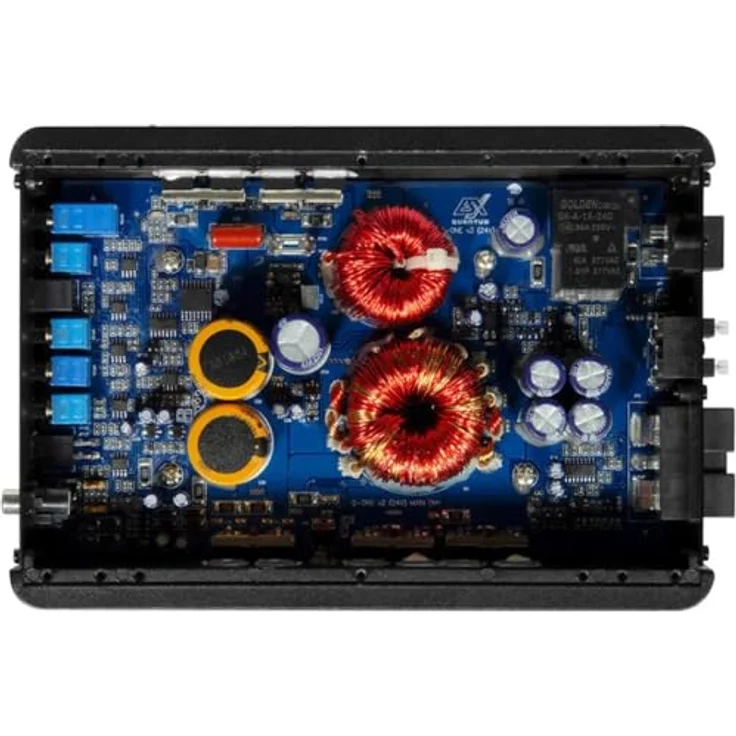 ESX ESX Q-ONEv2, Mono Class-D Verstärker mit 1400 Watt Leistung, einstellbaren Filtern und Fernbedienung für Subwoofer – Bild 4