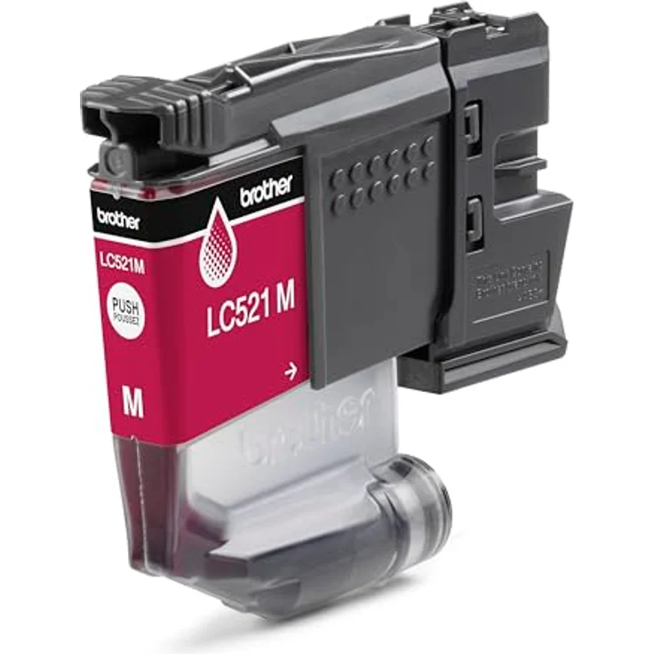 Brother LC-521M Tintenpatrone magenta, geeignet für Tintenstrahl-Technologie, Reichweite bis zu 500 Seiten, 1er-Pack – Bild 2