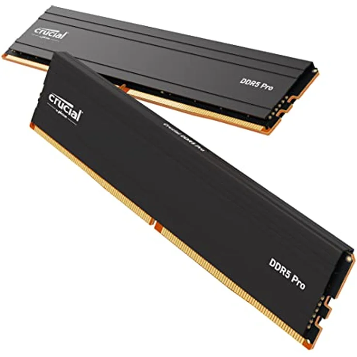 Crucial Pro RAM 32GB (2x16GB) DDR5 5600MT/s (5200MT/s oder 4800MT/s) Desktop Arbeitsspeicher Kit CP2K16G56C46U5 - Preisvergleich – Bild 1