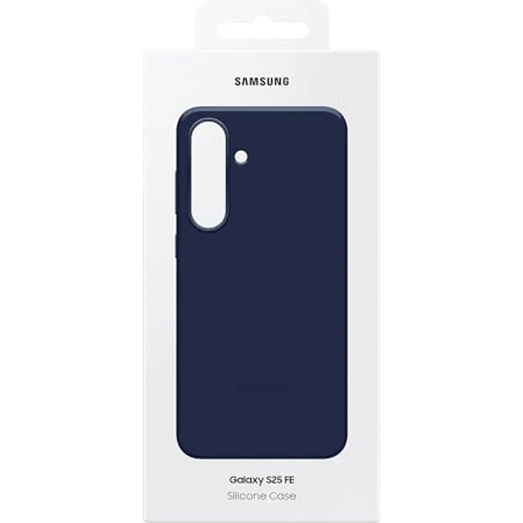 Samsung Silicone Case für Galaxy S25 FE, Smartphone Hülle mit weicher Textur, Blau – Bild 6