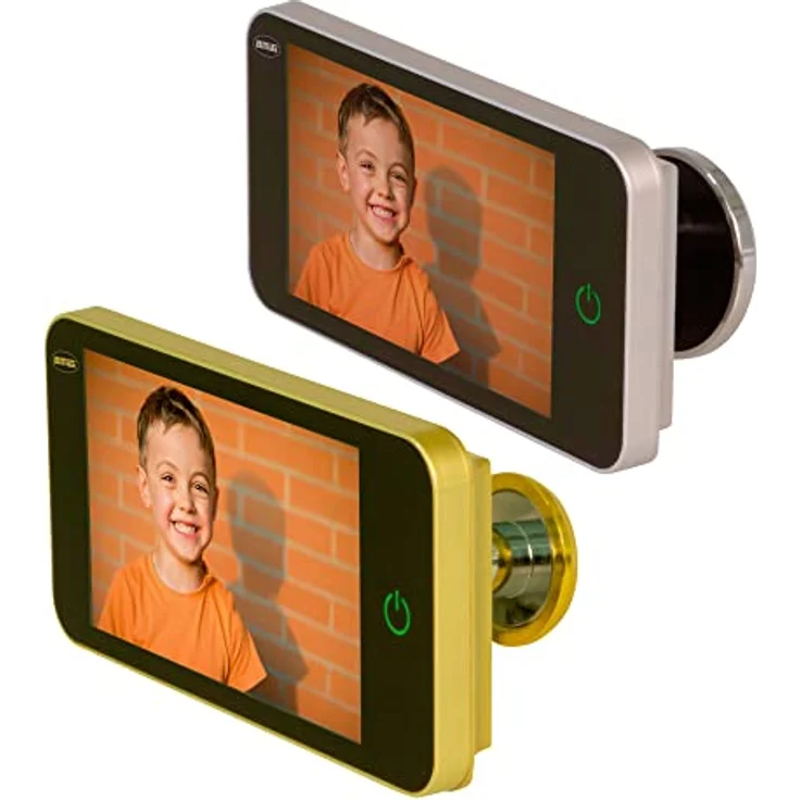 Amig - Digitaler Türspion mit 4'' LCD-Display | Video-Kamera-Spion | Einfache Installation und Verwendung | Spion: 14-28mm | Silber Farbe – Bild 5