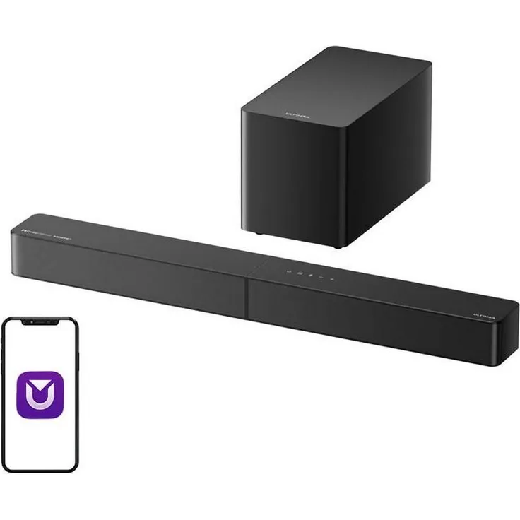 Ultimea Poseidon M60 BOOM, 5.1 Soundbar mit Dolby Atmos und kabellosem Subwoofer, 340 Watt