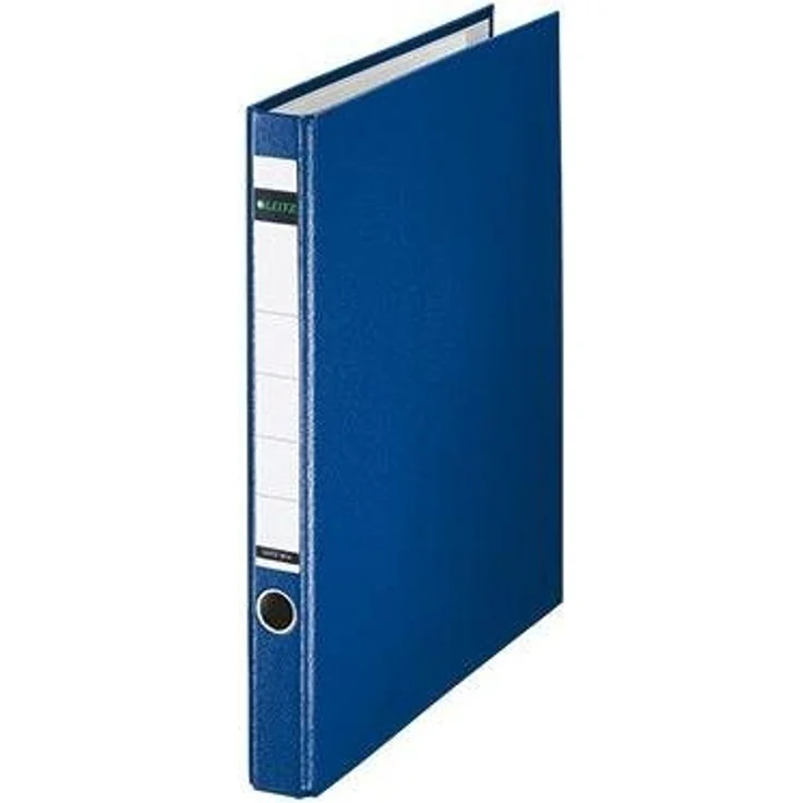 Leitz Aktenordner Ordner 35mm DIN A4 Material der Kaschierung außen: Polypropylen Material der Kaschierung innen: Pappe blau – Bild 1