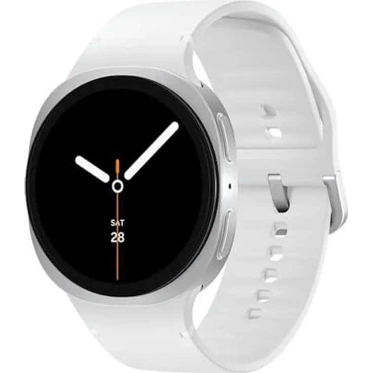 Samsung Galaxy Watch8, Smartwatch 44mm mit 3-nm-Prozessor, Schlaf- und Workout-Tracking, in Weiß – Bild 1