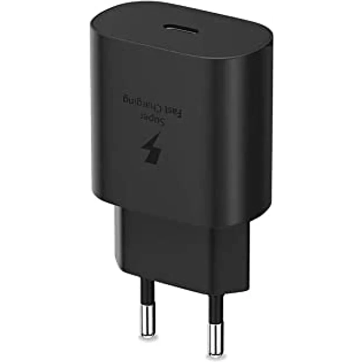 Schnell Ladegerät Kompatibel Mit Samsung Galaxy S21 S20 S8 Ultra 25W USB C Netz Adapter Schwarz – Bild 3