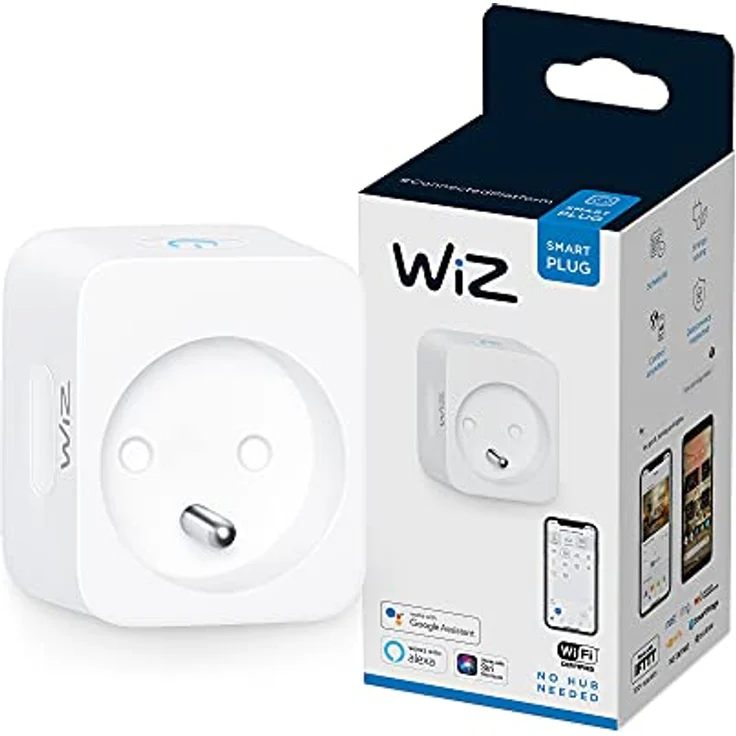 WiZ Smart Plug, Smarte Steckdose mit Smartphone- und Sprachsteuerung, Zeitplanung, Frankreich-Version – Bild 3