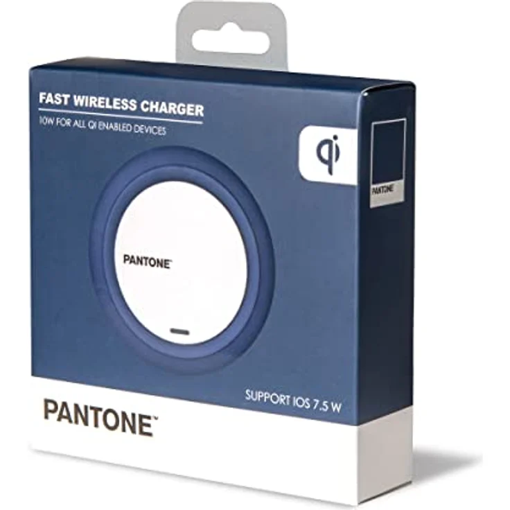 Pantone PTWC001N Universal-Ladegerät, kabellos, 10 W, Marineblau mit Turbo-Ladung – Bild 5