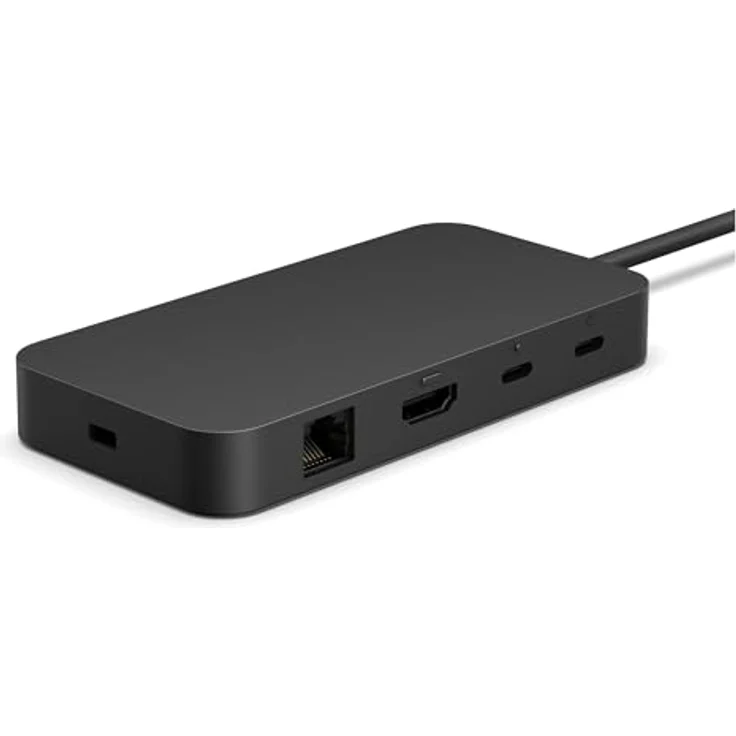 Microsoft Surface USB4 Dock・Business (EP2-20012), USB4 Kabel-dock mit 100 W, 2x 4K bei 60 Hz, Schwarz, 40 Gbit/s Datenübertragung – Bild 3