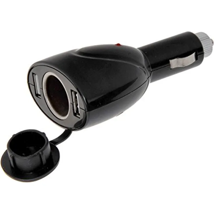 IWH USB Doppel-Stecker + 12 Volt Dose Belastbarkeit Strom max.=3A