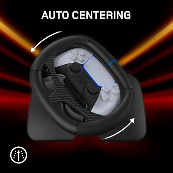 Gioteck FR5 Racing Wheel Dock für DualSense und DualEdge PS5, PC - Automatische Zentriereinheit - Nur für Spiele mit Bewegungssensor - Kompatibel mit GT7 – Bild 5