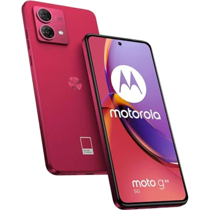 Motorola moto g84 5G Smartphone, 256 GB Speicherplatz, 50 MP Kamera in Veganem Leder – Bild 2