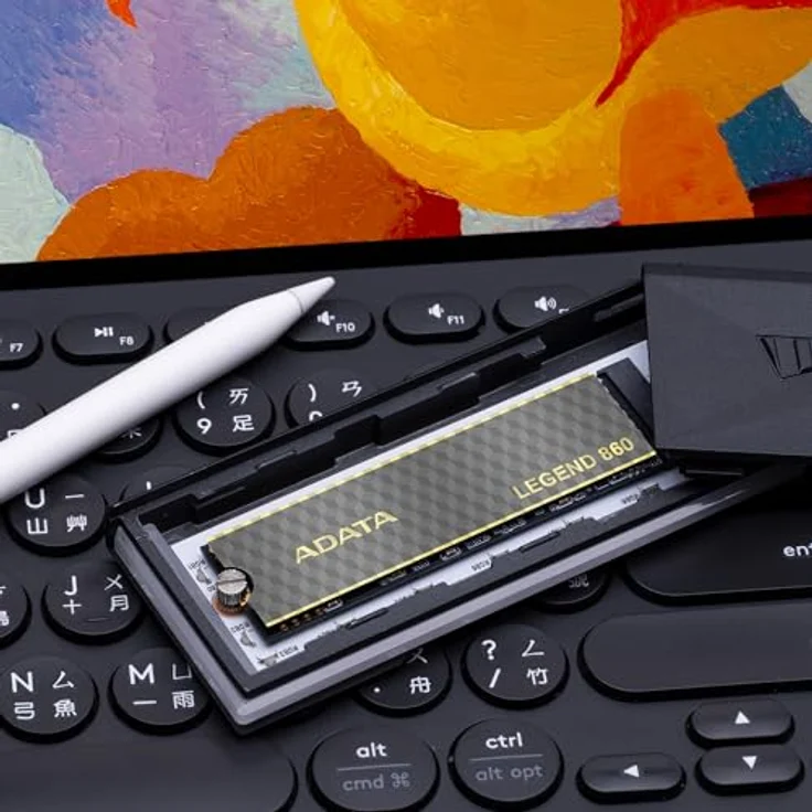 ADATA SSD LEGEND 860 2TB PCIe 4x4 6000/5000 MB/s M.2 (SLEG-860-2000GCS), NVMe Solid State Drive, 2 Terabyte, PCI-Express 4.0, AES-Verschlüsselung – Bild 8