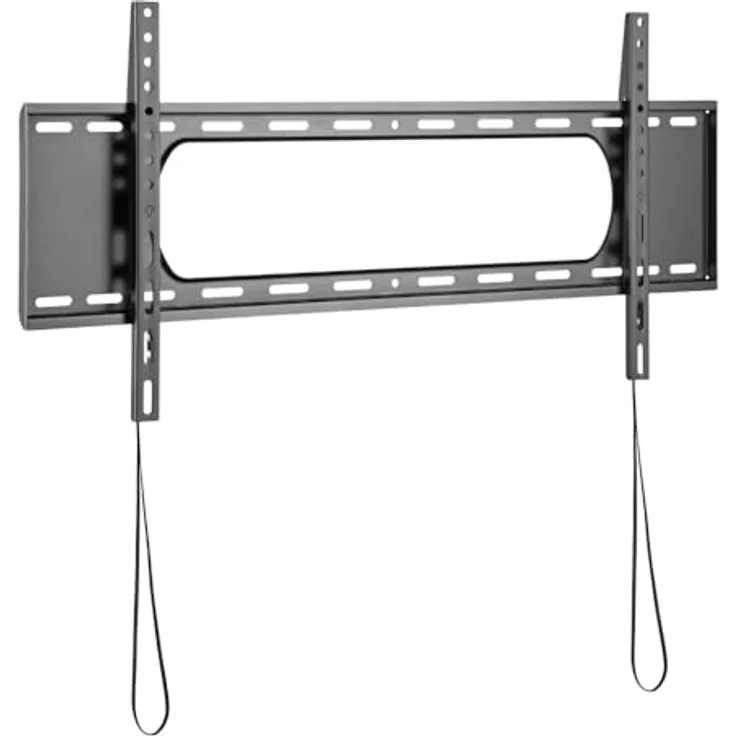 iggual SPTV86 TV-Wandhalterung, 109,2 cm (43-90 Zoll), 30 mm Wandabstand, VESA 50x50 bis 800x400 mm, nicht neigbar/drehbar, max. Traglast 80 kg, schwarz