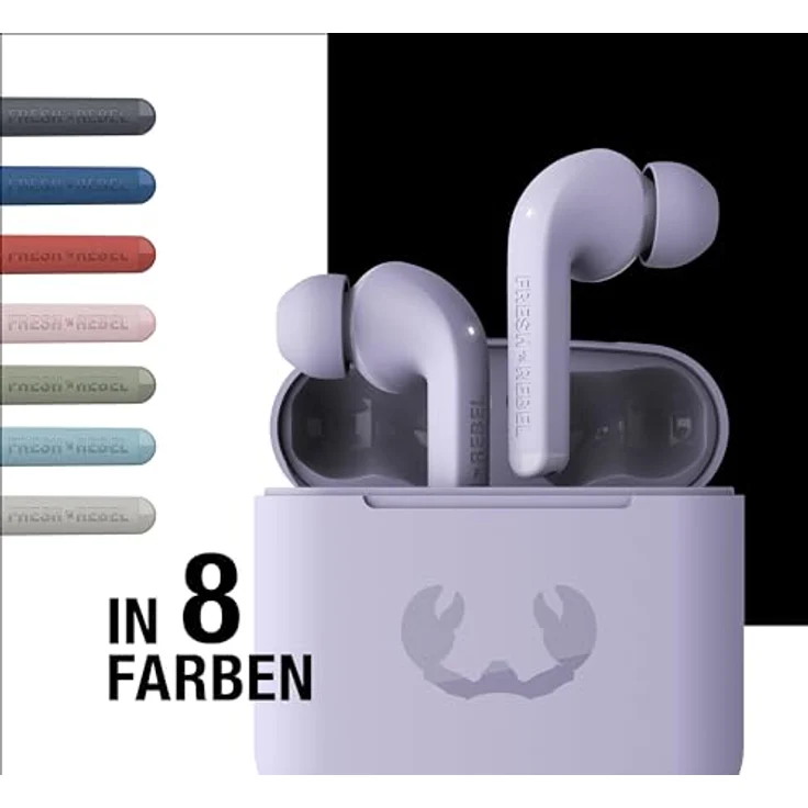 Fresh'N Rebel Twins Fuse True Wireless Earbuds - Dreamy Lilac (30 h, Kabellos) - Violett – Bild 7
