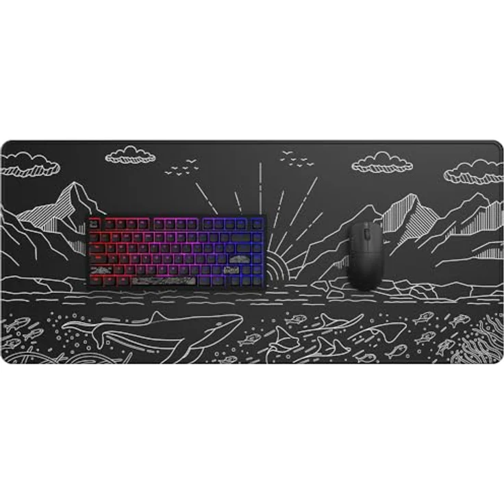 Dark Project Nostra Black 81 RGB, Kabelgebundene Gaming-Tastatur mit mechanischen G3MS Moonstone-Schaltern und RGB-Hintergrundbeleuchtung, Schwarz – Bild 3