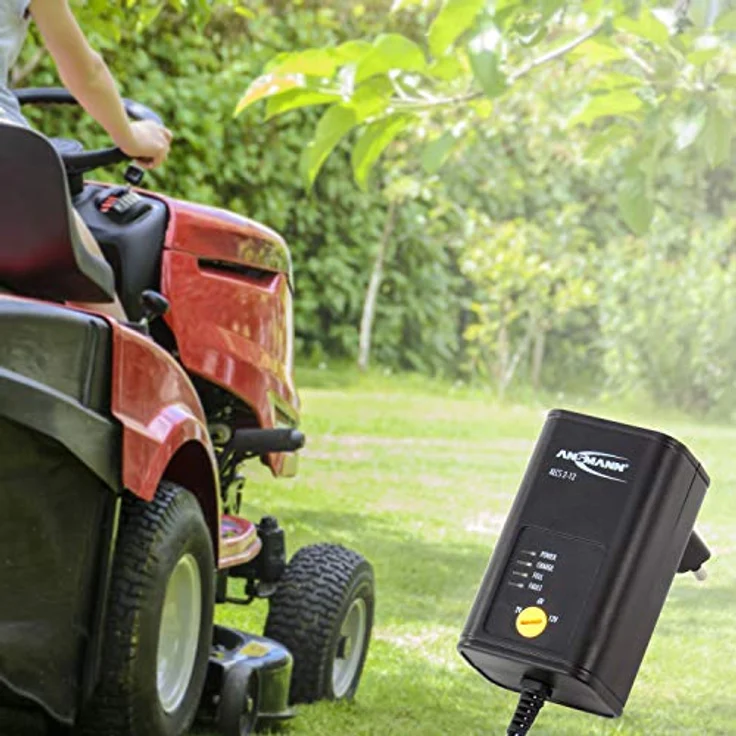 ANSMANN Batterie Ladegerät 2V - 6V - 12V mit Erhaltungsladung zum Laden & Einlagern von Blei Akkus (Gel, Wet, MF, VRLA, AGM) für Oldtimer, Motorrad, Roller, Rasenmäher, Boote usw. – Bild 4