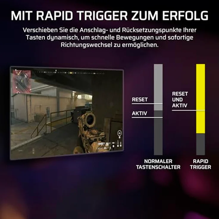 Corsair K70 Pro TKL Gaming Tastatur, TKL-Tastatur (80%), Corsair MGX – schwarz, ISO (DE) – Bild 5