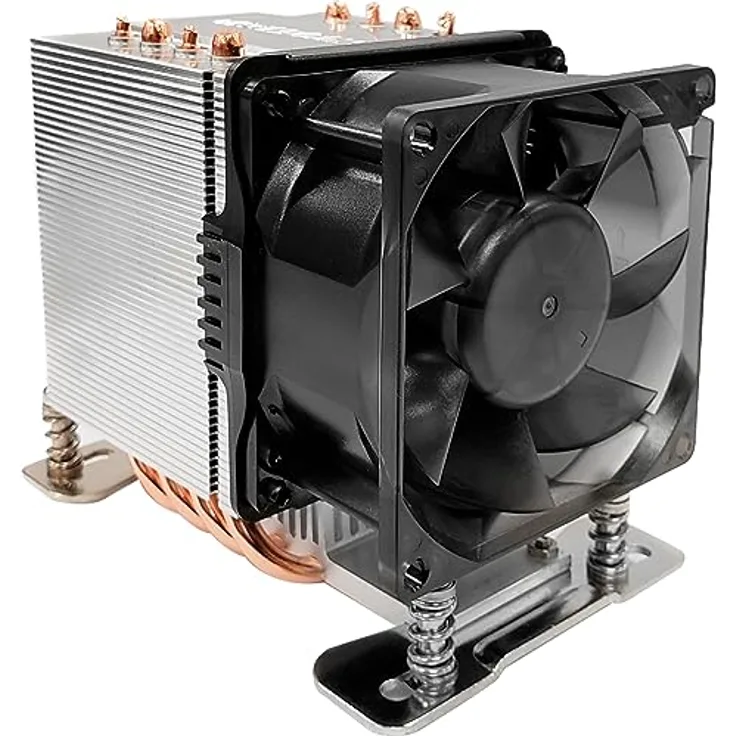 Dynatron A35, CPU Kühler für AMD Sockel sWRX8/sTRX4/TR4/SP3, 110 mm, bis 280W TDP, Schwarz