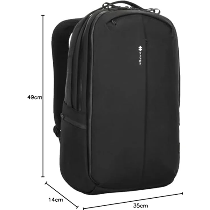 Hyper Pro - 16" Laptop Backpack, Notebook-Rucksack mit Find My Tracker, Schwarz – Bild 6