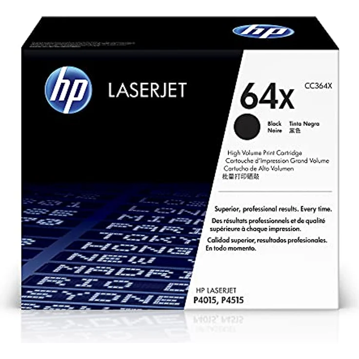 HP 64X (CC364X) Schwarz Original Toner mit hoher Reichweite für HP Laserjet P4015, HP Laserjet P4515 – Bild 2