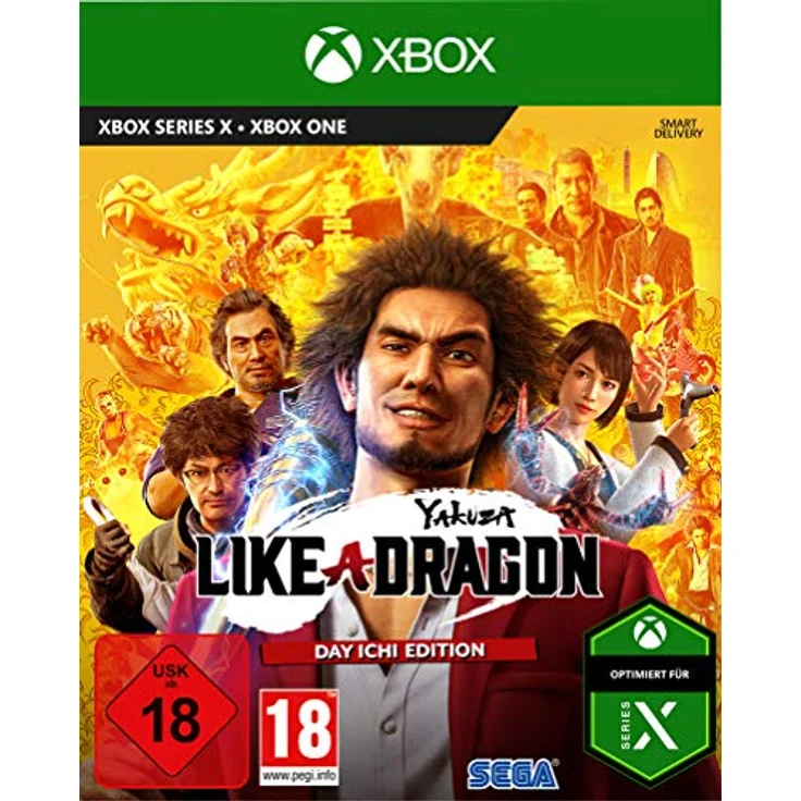 Atlus Yakuza 7: Like a Dragon - Day Ichi Edition (Xbox One) - Exklusives Steelbook und Legenden-Kostüm-Set DLC – Bild 1