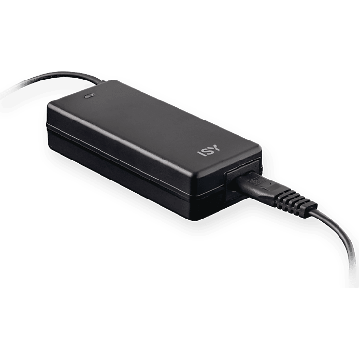 ISY IAC-4501-1 Netzteil 45 Watt, universeller Laptop-Netzadapter, Schwarz