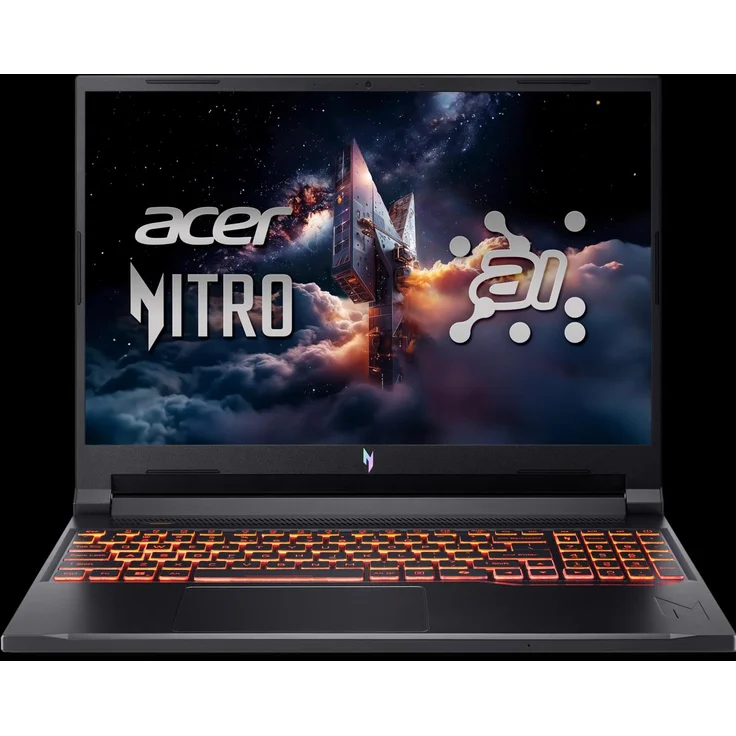Acer Nitro V 16 AI, 16" Gaming Notebook mit AMD Ryzen 7 260, 16 GB RAM, 1 TB SSD, GeForce RTX 5070, Schwarz