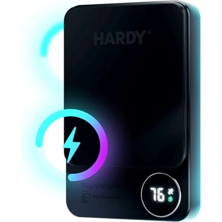 3mk HARDY MagSynergy Ni+, Powerbank 5,000mAh, 22.5W USB, kompatibel mit MagSafe, Schwarz – Bild 7