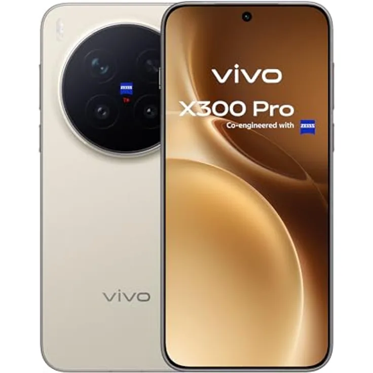 vivo X300 Pro 5G Smartphone, 16 GB + 512 GB, 200 MP ZEISS Kamera, 6,78" Display, Dimensity 9500, IP68/IP69, Android 16, 3 Jahre Garantie