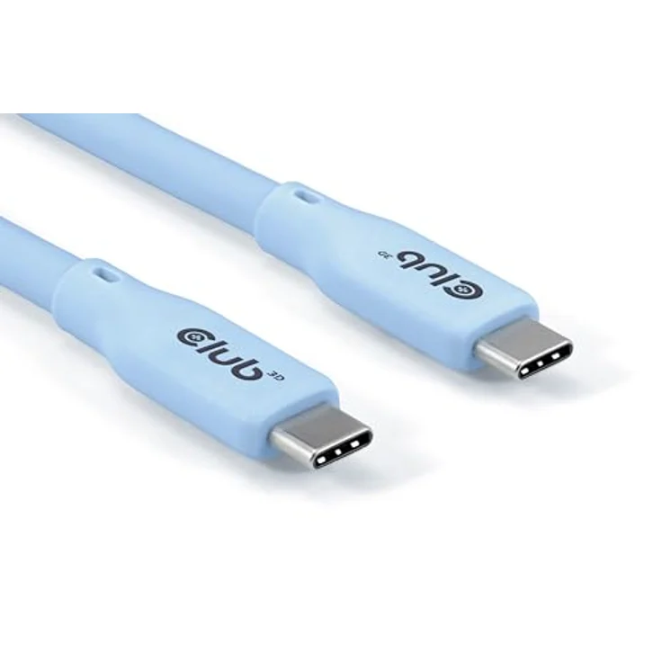 Club3D CAC-3003 Lifestyle USB-C Kabel, 240W PD, 20Gbps, 2m, blau – Bild 1