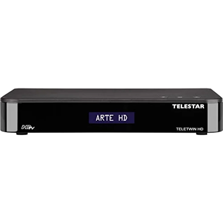 TELESTAR TELETWIN HD - Twin SAT Receiver (Full HD Twin Tuner, Radio, USB PVR Aufnahmefunktion, SAT>IP, Bluetooth Senden, Apps, alphanumerisches Display) – Bild 1