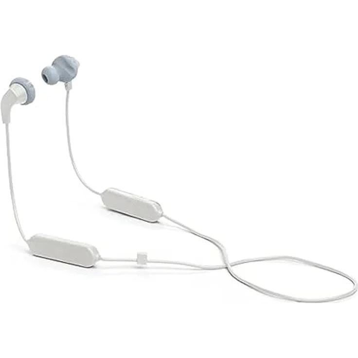 JBL Endurance Run 2 – Schweißresistenter In-Ear-Sport-Kopfhörer in Weiß – Mit integrierter Freisprechfunktion und Kabel – Bild 1