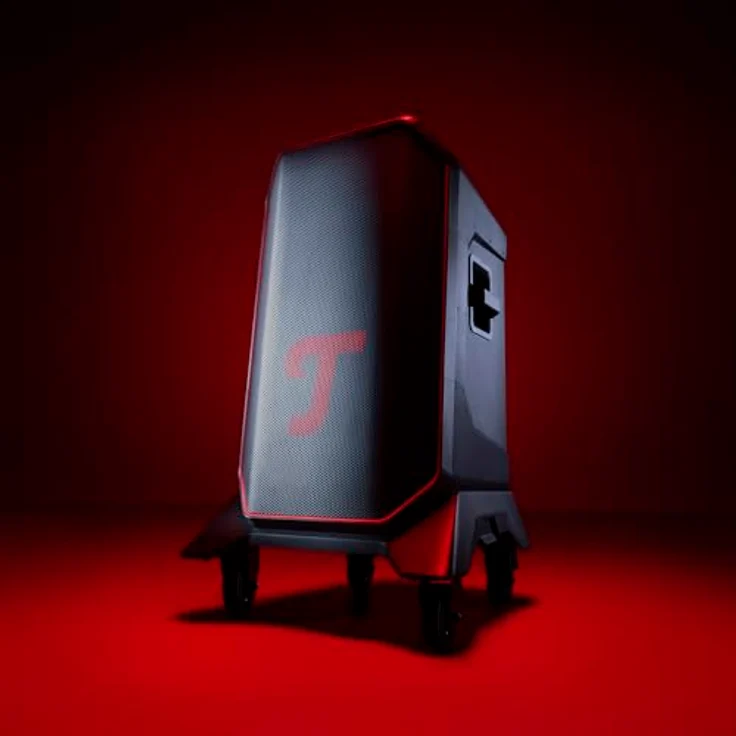 Teufel ROCKSTER 2, Mobiles Bluetooth Lautsprechersystem mit 440 W, 380 mm Tieftöner, über 15 Std. Akkulaufzeit, Schnellladefunktion, IPX2-zertifiziert, mit Rollen – Bild 2