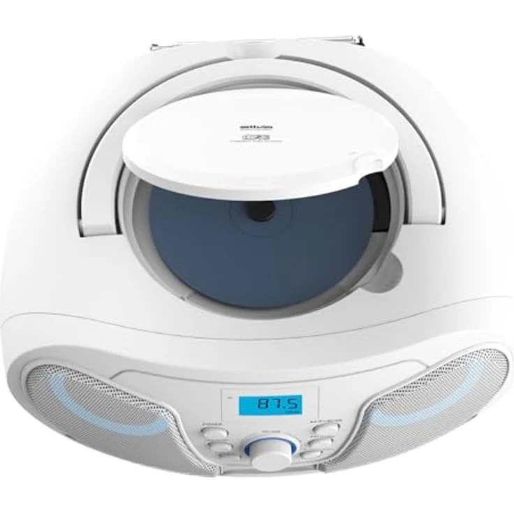 Silva 210721 Schneider MPC 25.4, Microanlage mit USB, Radio, CD- und MP3-Wiedergabe, weiß – Bild 3
