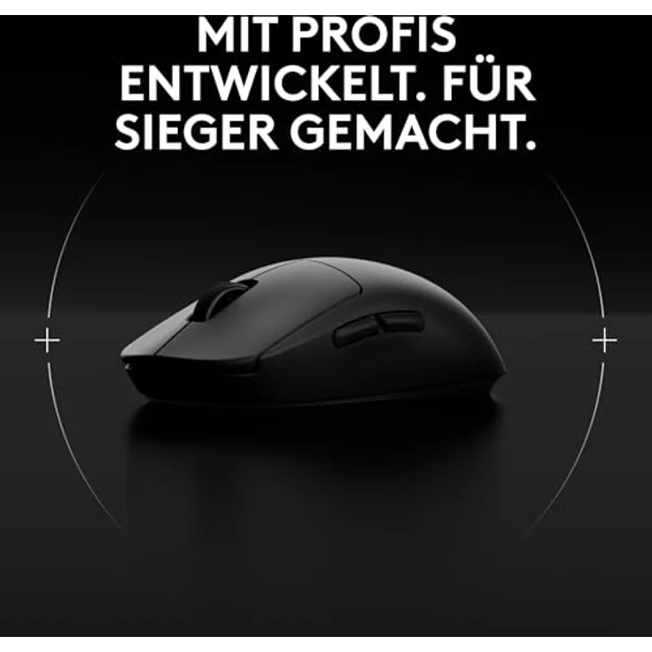 LOGITECH PRO 2 LIGHTSPEED, kabellose Gaming-Maus für Rechts- und Linkshänder mit HERO 2 Sensor, 32K DPI, RGB-Beleuchtung, Schwarz – Bild 2