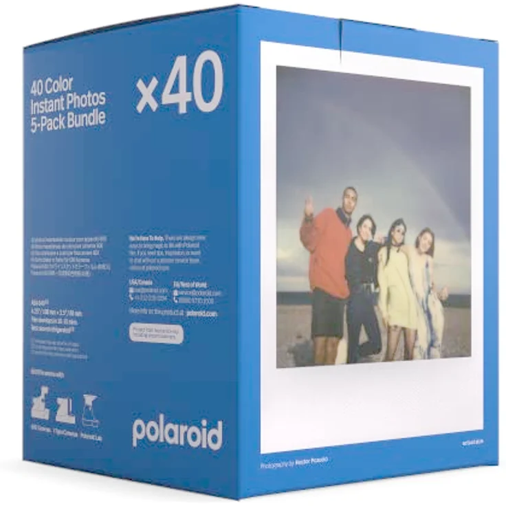 Polaroid - 6013 - Sofortbildfilm Fabre fûr 600 und i-Type – 5 Packs - 40 Fotos – Bild 2