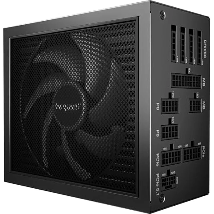 be quiet! DARK POWER 14 1000W EU, PC Netzteil mit 1000 W Leistung, Schwarz – Bild 1
