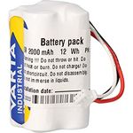 Akkuman.de Batteriepack BP1 100056110 für Telenot Funkalarmanlage, 6 Volt AlMn Batterie, 2 Ah, nicht wieder aufladbar, Industrie & Gewerbe, mit Kabel und Stecker