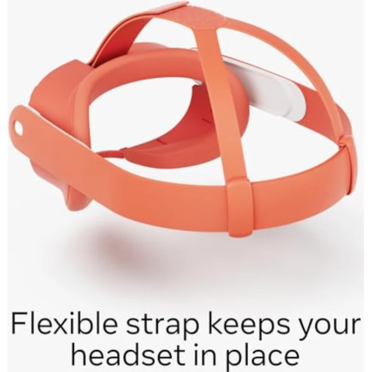 Meta Quest 3 Colored Facial Interface & Strap Virtual-Reality-Brille, Blood Orange Variant – Bild 4