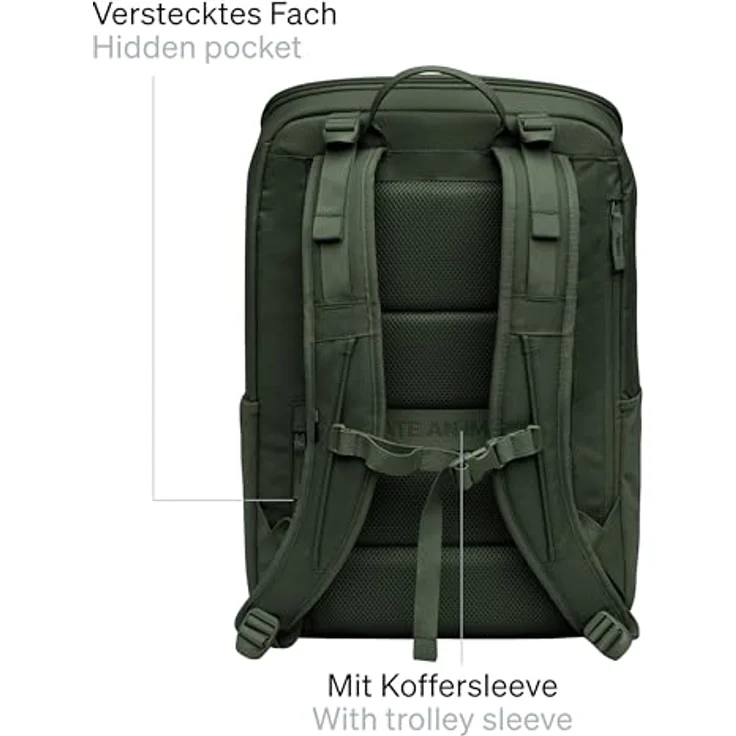 GOT BAG Pro Pack Reiserucksack 53 cm mit Laptopfach, 100% Polyester, Farbe Algen grün – Bild 8