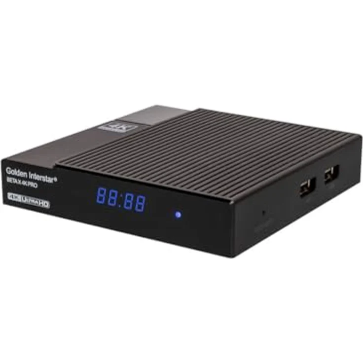Golden Interstar Beta X 4K Pro UHD Linux Digital Receiver Set Top Box Ultra HD 4K OTT Mediaplayer, HiSilicon Hi3798MV300 Chip, 4K UHD @ 60 FPS, 1GB RAM DDR3 - 8GB eMMC, Dual Band WLAN, Linux OS – Bild 3