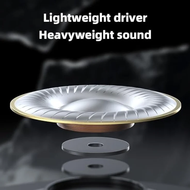 FiiO JadeAudio JT1 Professionelle Studio-Kopfhörer mit 50 mm Membranen, Hi-Res Musikstudio-Headset – Bild 4