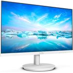 Philips 241V8AW - 24 Zoll Full HD Monitor, eingeb. Lautsprecher, Flimmerfrei, Weiss
